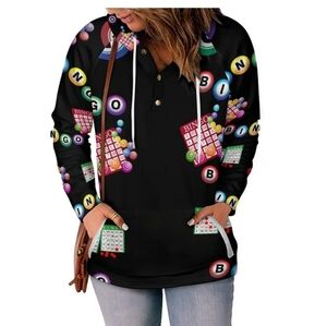 Bingo Hoodie Sweatshirt XL.  NWOT